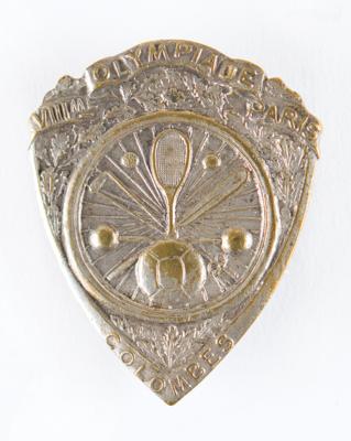 Lot #3197 Paris 1924 Summer Olympics Tennis Badge - Image 1