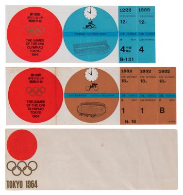 Lot #3342 Tokyo 1964 Summer Olympics Tickets Lot of (16) with Opening and Closing Ceremonies - Image 2