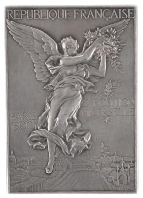 Lot #3052 Paris 1900 Olympics Silver Winner's Medal for School Athletic Games Competitions - Image 1