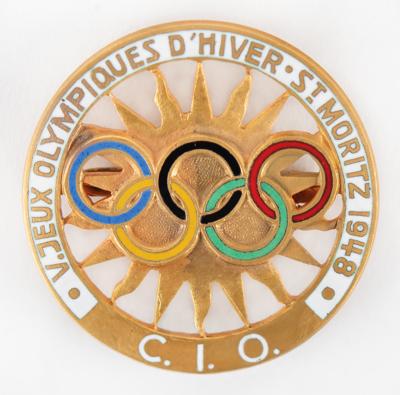 Lot #3211 St. Moritz 1948 Winter Olympics