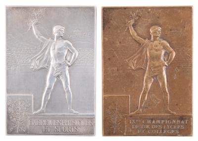 Lot #3055 Paris 1900 Olympics (2) Winner's Medals ? Shooting / Physical Exercise and Sports - Image 2