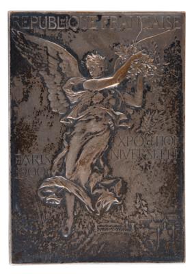 Lot #3056 Paris 1900 Olympics Silvered Bronze Winner's Medal for Shooting - Image 1