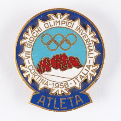 Lot #3221 Cortina 1956 Winter Olympics Participant