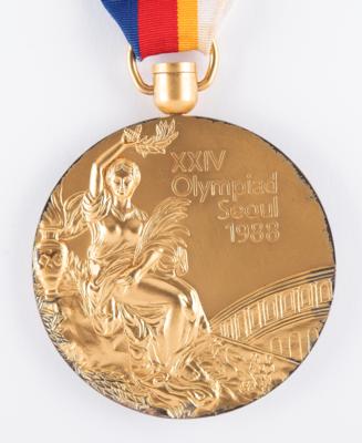 Lot #3098 Seoul 1988 Summer Olympics Gold Winner's Medal - Shooting - Image 3