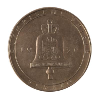 Lot #3399 Berlin 1936 Summer Olympics Bronze