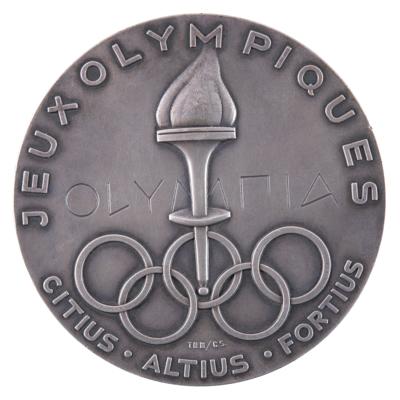 Lot #3073 Oslo 1952 Winter Olympics Silver