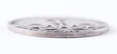 Lot #3073 Oslo 1952 Winter Olympics Silver Winner's Medal - Image 3