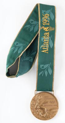Lot #3104 Atlanta 1996 Summer Olympics Bronze Winner's Medal for Swimming - Image 1