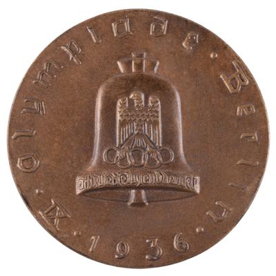 Lot #3128 Berlin 1936 Summer Olympics 'Sternflug' Participation Medal - Image 1