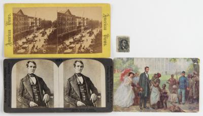 Lot #96 Abraham Lincoln Ephemera Group Lot