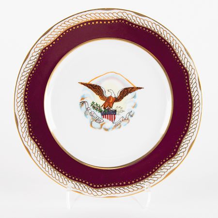 Lot #93 Abraham Lincoln Replica White House China Lot - Image 4