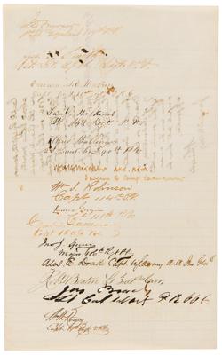 Lot #14 Abraham Lincoln Autograph Endorsement Signed as President Promoting a Wounded Captain - Image 4