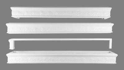 Lot #130 White House Wood: (3) Repurposed Relic Valances - Image 1