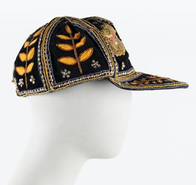 Lot #481 Tom Petty's Colorful Burmese Hat with Elephants and Flowers Hat - Image 3