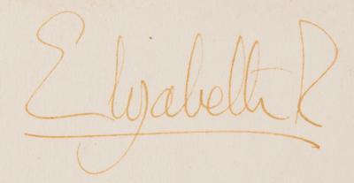 Lot #231 Queen Elizabeth II Document Signed - Image 2