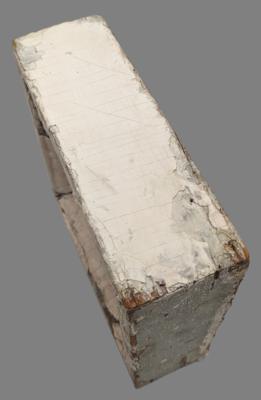 Lot #45 White House Doorway Corner Molding: Doorway corner rosette molding from the White House interior, removed by Knipp & Co. during Truman's renovation - Image 5