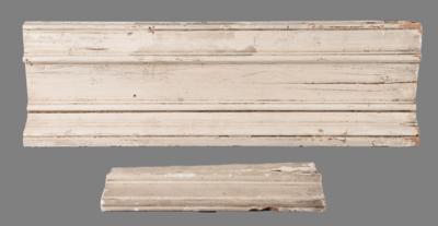 Lot #44 White House (2) Doorway Molding Sections: Well-documented White House doorway moldings with multi-layered paint?a view into the Executive Mansion's decades of decoration - Image 1