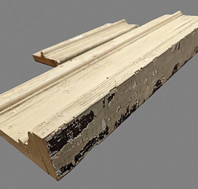 Lot #44 White House (2) Doorway Molding Sections: Well-documented White House doorway moldings with multi-layered paint?a view into the Executive Mansion's decades of decoration - Image 3