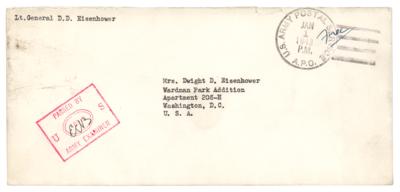 Lot #33 Dwight D. Eisenhower WWII-Dated Autograph Letter Signed to His Wife, Mamie - Image 6