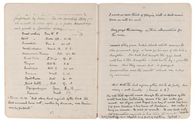 Lot #395 Arthur Conan Doyle Handwritten Notebook on Spiritualism - 30+ Pages on Seances, Mediums, Dickens and Automatic Writing - Image 13