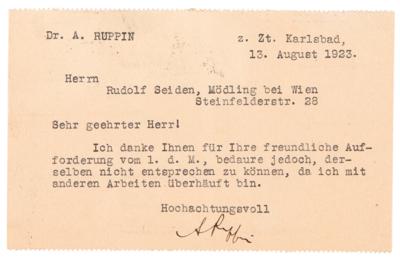 Lot #246 Zionist Leaders (10) Signed Items - Image 5