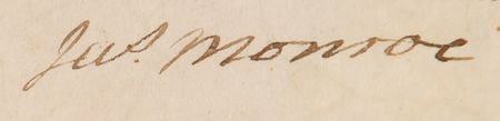 Lot #103 James Monroe Document Signed as Governor of Virginia - Image 2