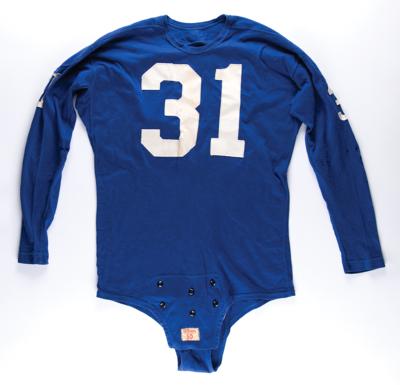 Lot #603 NY Giants Vintage c. 1950s Used Football Jersey - Image 1