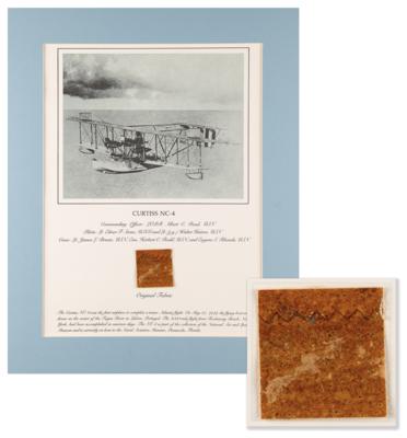 Lot #277 Smithsonian Air & Space Museum Relic Prints (9) with Wright Bros. and Amelia Earhart: Complete collection of Smithsonian fabric relics, including Earhart?s Lockheed Vega and a Wright Vin Fiz - Image 4