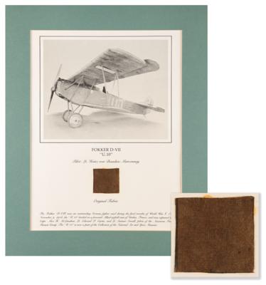 Lot #277 Smithsonian Air & Space Museum Relic Prints (9) with Wright Bros. and Amelia Earhart: Complete collection of Smithsonian fabric relics, including Earhart?s Lockheed Vega and a Wright Vin Fiz - Image 5