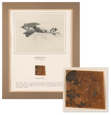 Lot #277 Smithsonian Air & Space Museum Relic Prints (9) with Wright Bros. and Amelia Earhart: Complete collection of Smithsonian fabric relics, including Earhart?s Lockheed Vega and a Wright Vin Fiz - Image 7