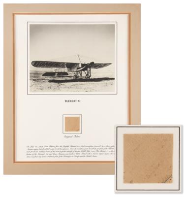 Lot #277 Smithsonian Air & Space Museum Relic Prints (9) with Wright Bros. and Amelia Earhart: Complete collection of Smithsonian fabric relics, including Earhart?s Lockheed Vega and a Wright Vin Fiz - Image 8