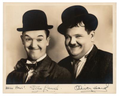 Lot #514 Laurel and Hardy Signed Photograph - Image 1