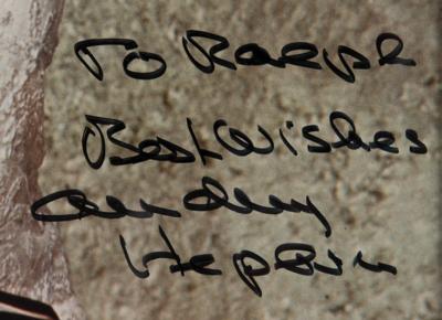 Lot #551 Audrey Hepburn Signed Photograph as Eliza Doolittle from My Fair Lady - Image 2