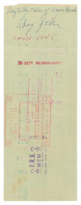 Lot #429 Elvis Presley Signed Check to His Spiritual Advisor and Personal Hairstylist - Image 2