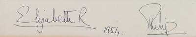 Lot #141 Queen Elizabeth II and Prince Philip Signed Photograph - Image 3
