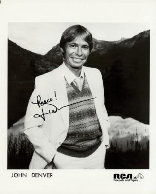 Lot #450 John Denver Signed Photograph - Image 1