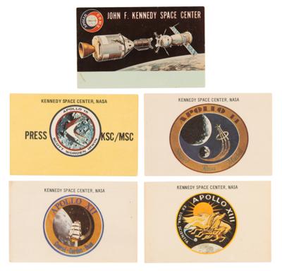 Lot #288 Apollo 12-15 and ASTP Launch Badges (5) - Image 1