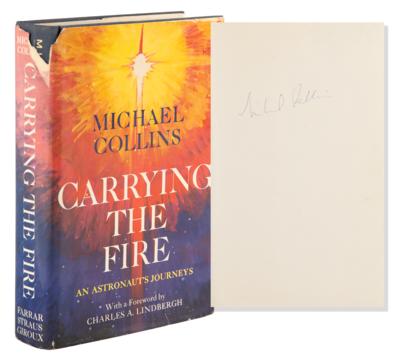 Lot #308 Michael Collins Signed Book - Carrying the Fire - Image 1