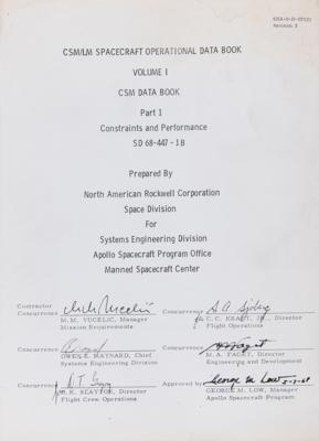 Lot #298 Apollo CSM/LM Spacecraft Operational Data Book Manual - Image 2