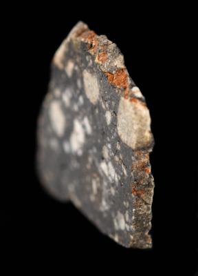 Lot #338 Northwest Africa (NWA) 11303 Lunar Meteorite Slice with Charlie Duke and Dave Scott Signed Photograph: Eye-catching slice of a lunar meteorite, paired with a photo signed by two moon rock?collecting moonwalkers - Image 4