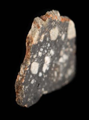 Lot #338 Northwest Africa (NWA) 11303 Lunar Meteorite Slice with Charlie Duke and Dave Scott Signed Photograph: Eye-catching slice of a lunar meteorite, paired with a photo signed by two moon rock?collecting moonwalkers - Image 5