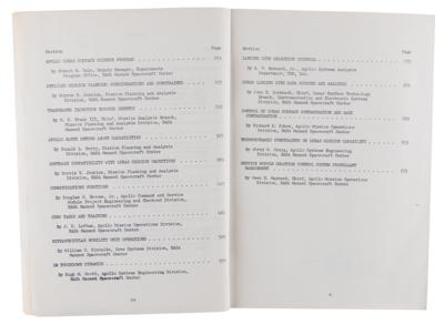 Lot #299 Apollo Lunar Landing Mission Symposium (1966) Report Report - Image 3