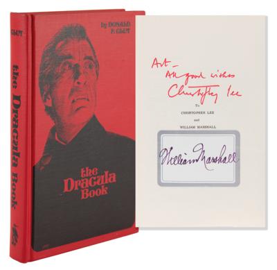 Lot #537 Dracula: Christopher Lee and William Marshall Signed Book - Image 1