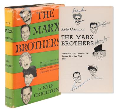 Lot #561 Marx Brothers Multi-Signed Book - 
