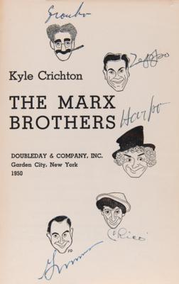 Lot #561 Marx Brothers Multi-Signed Book - 