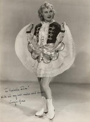 Lot #550 Sonja Henie (2) Signed Photographs - Image 1