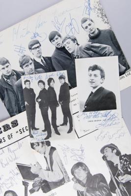 Lot #451 1960s Rock and Roll (4) Signed Items – The Kinks, Chick Graham, Downliners Sect, and The Nashville Teens - Image 1