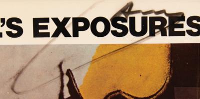 Lot #374 Andy Warhol Twice-Signed Book - Andy Warhol's Exposures - Image 3