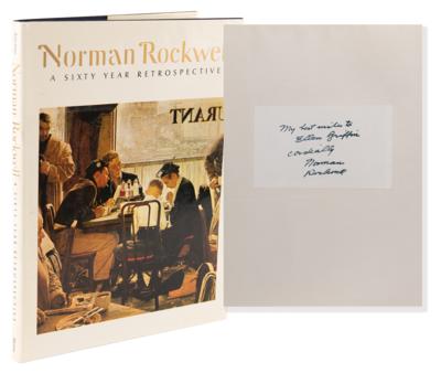 Lot #372 Norman Rockwell Signed Book - A Sixty Year Retrospective - Image 1