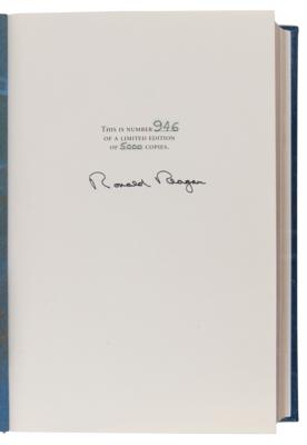 Lot #113 Ronald Reagan Signed Book - Speaking My Mind (Limited first edition) - Image 4